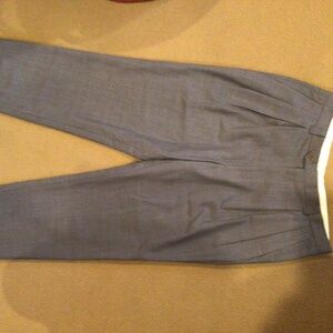 Armani 100% wool with cuffs gray slacks, size 36